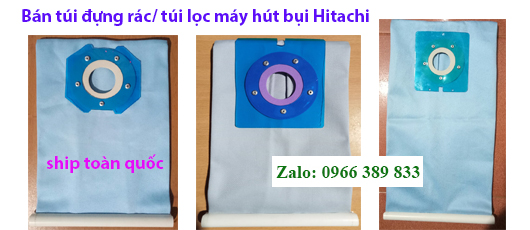 bán túi đựng rác, túi lọc máy hút bụi Hitachi