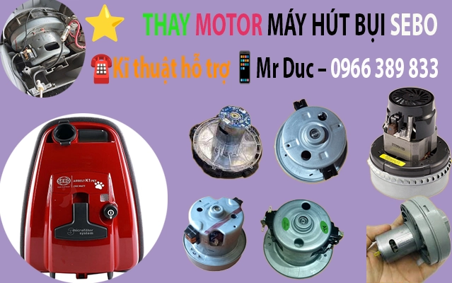 motor dong co may hut bui chinh hang sebo
