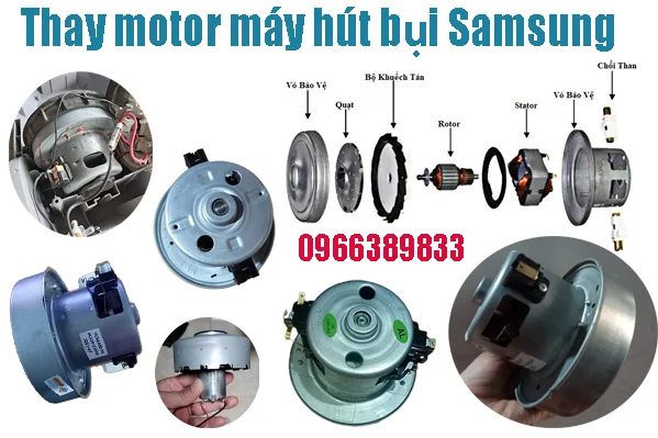 bán thay motor máy hút bụi Samsung chính hãng