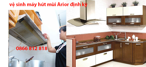 bảo hành máy hút mùi Arior tại hà nội
