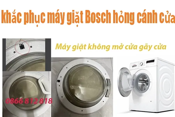 sửa máy giặt Bosch hỏng cánh cửa