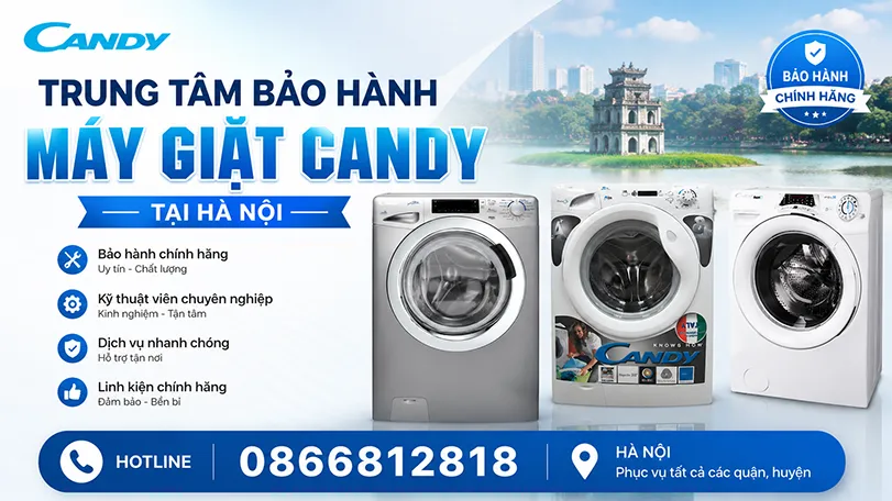 trung tâm bảo hành máy giặt Candy tại hà nội