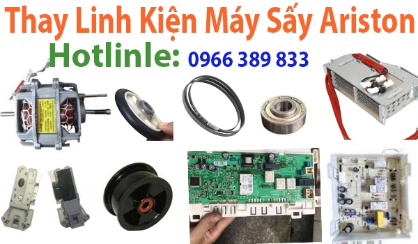 sửa thay linh kiện máy sấy quần áo Ariston