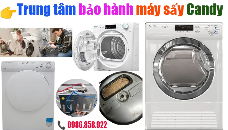 Trung tâm bảo hành máy sấy quần áo Candy tại hà nội