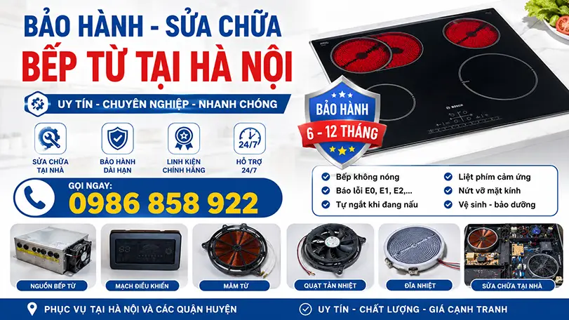 bảo hành sửa chữa bếp từ top 1 hà nội
