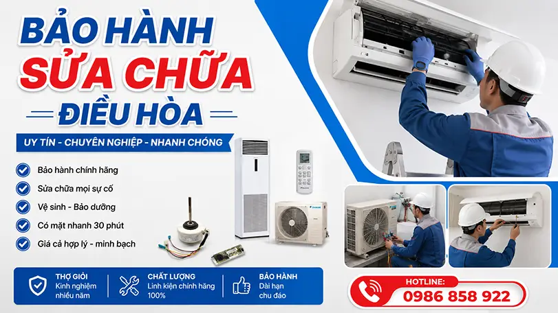 bảo hành sửa chữa điều hòa tại hà nội