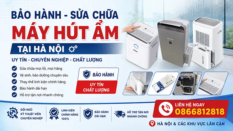 sửa chữa máy hút ẩm uy tín nhất hà nội