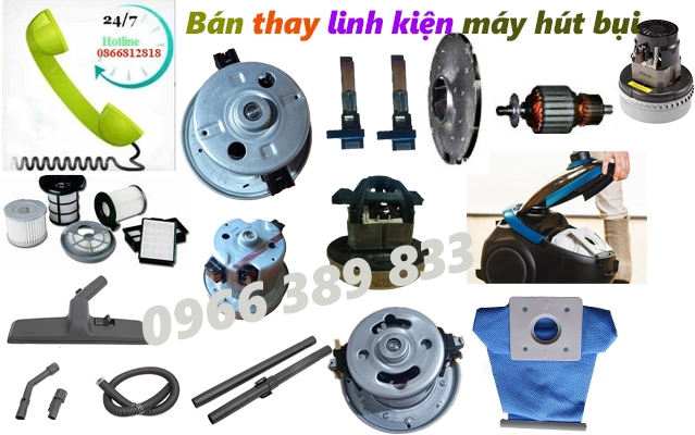 ban motor may hut bui chinh hnag - ship toan quoc thay bán linh kiện máy hút bụi tại nhà khách chất lượng